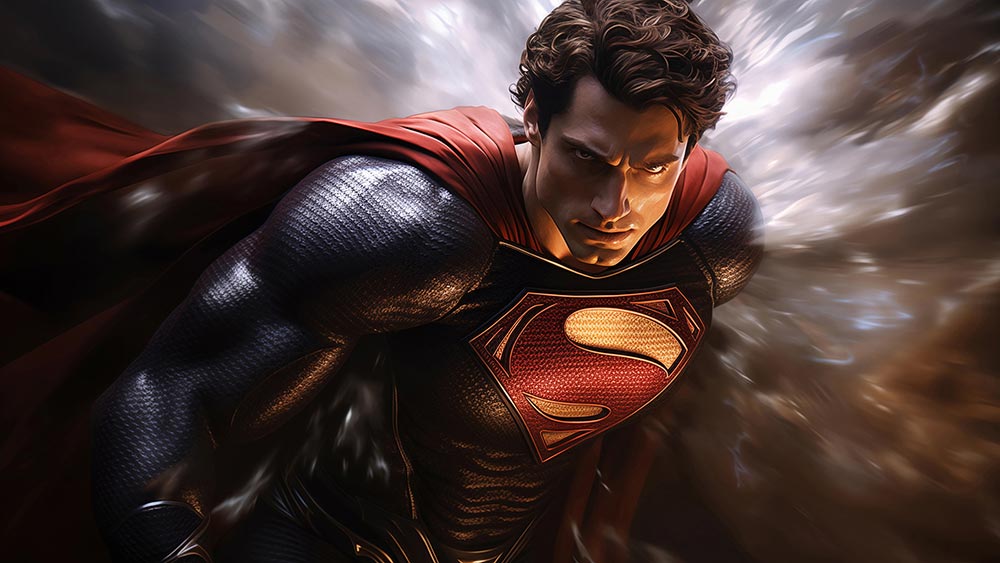 Superman intense fond d'écran 4K HD pour PC de bureau Mac ordinateur portable mobile iPhone téléphone téléchargement gratuit fond ultraHD UHD