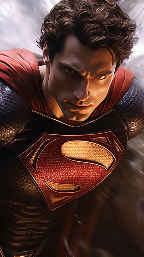 Superman intense Fond d'écran 4K HD téléchargement gratuit Fond UltraHD pour téléphone Android et iPhone