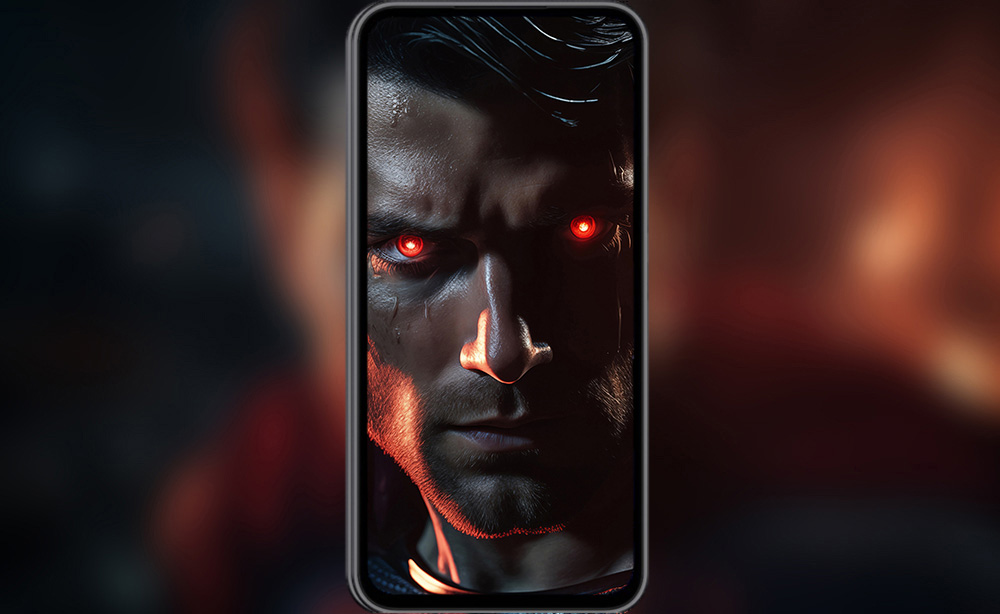 Fond d'écran Superman Red Eyes 4K HD pour PC de bureau Mac ordinateur portable mobile iPhone téléphone téléchargement gratuit fond d'écran