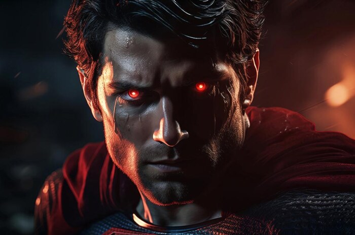Fond d'écran Superman Red Eyes 4K HD pour PC de bureau Mac ordinateur portable mobile iPhone téléphone téléchargement gratuit fond d'écran