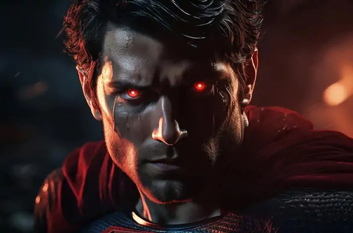 Superman Red Eyes wallpaper 4K HD for PC Desktop mac laptop mobile iphone Phone free download background