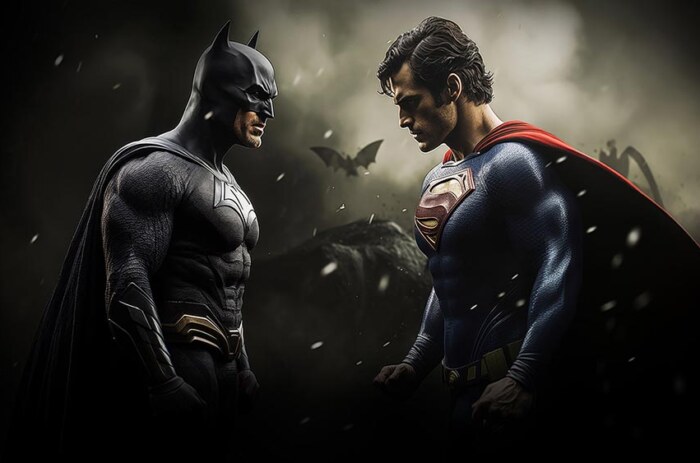 Batman VS Superman Clash fond d'écran 4K HD pour PC de bureau Mac ordinateur portable mobile iPhone téléphone téléchargement gratuit fond ultraHD UHD
