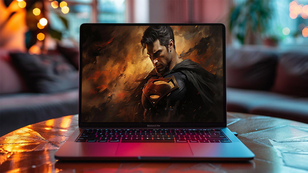 Fond d'écran Peinture Superman 4K HD pour PC Bureau mac portable mobile iPhone téléchargement gratuit arrière-plan ultraHD UHD