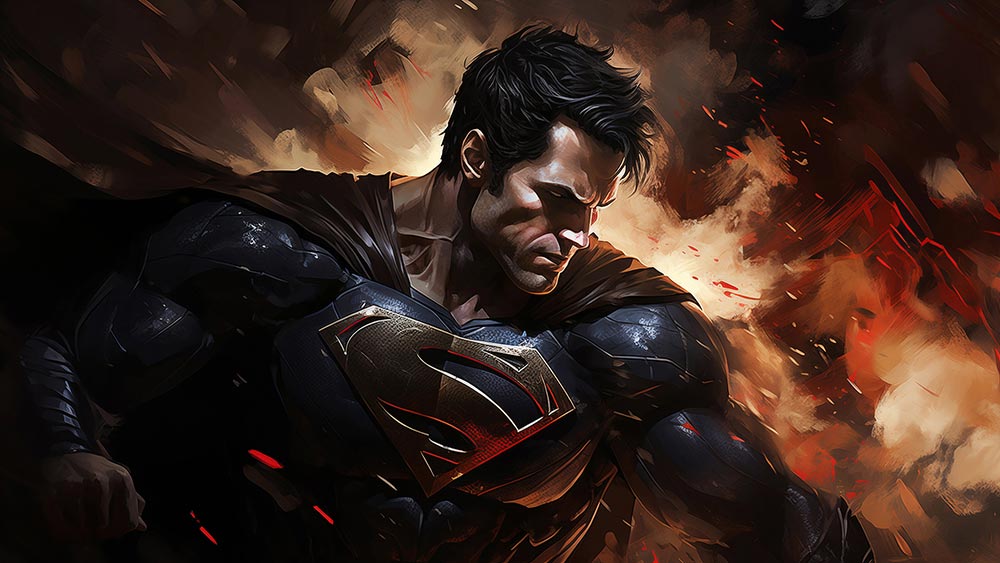 Fond d'écran Fan Art Superman 4K HD Poster pour PC Desktop Mac Laptop Mobile iPhone Phone téléchargement gratuit fond ultraHD UHD