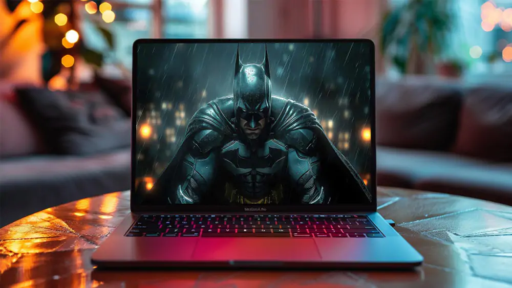 Batman dans la pluie fond d'écran 4K HD pour PC Desktop mac laptop mobile iphone Phone free download background ultraHD UHD