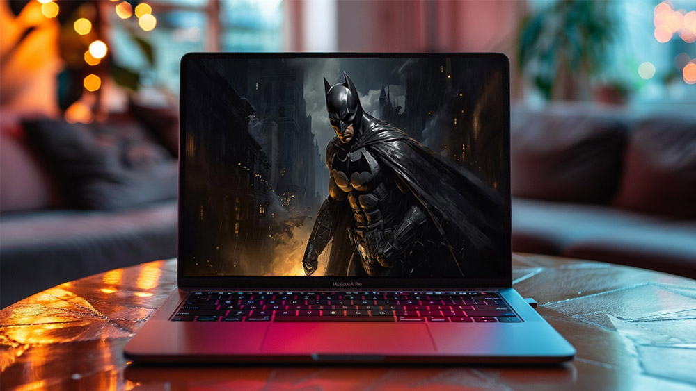 Fond d'écran Batman Gotham City 4K HD pour PC de bureau Mac ordinateur portable mobile iPhone téléphone téléchargement gratuit fond ultraHD UHD
