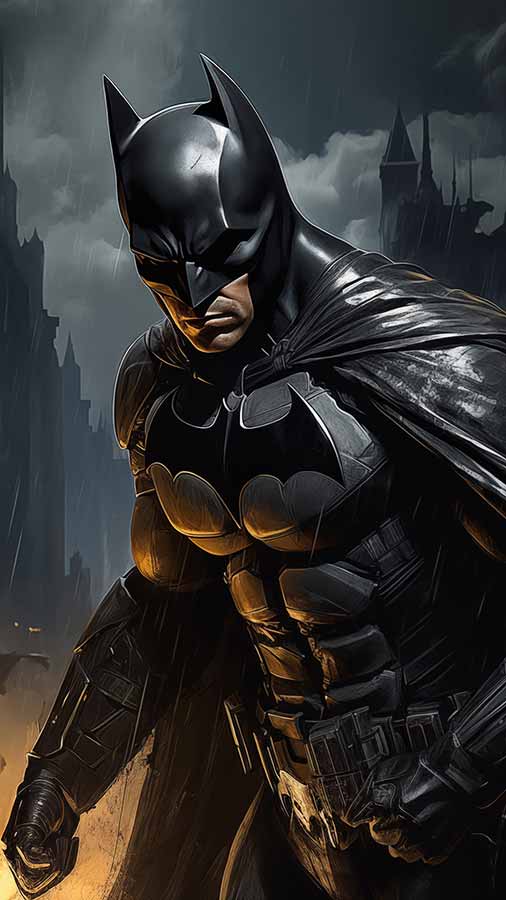 Fond d'écran Batman Gotham City 4K HD téléchargement gratuit Arrière-plan UltraHD pour téléphone Android et iPhone