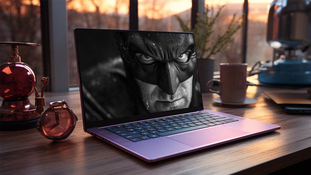 Fond d'écran Batman qui observe en 4K HD pour PC Bureau mac portable mobile iPhone téléphone téléchargement gratuit arrière-plan ultraHD UHD