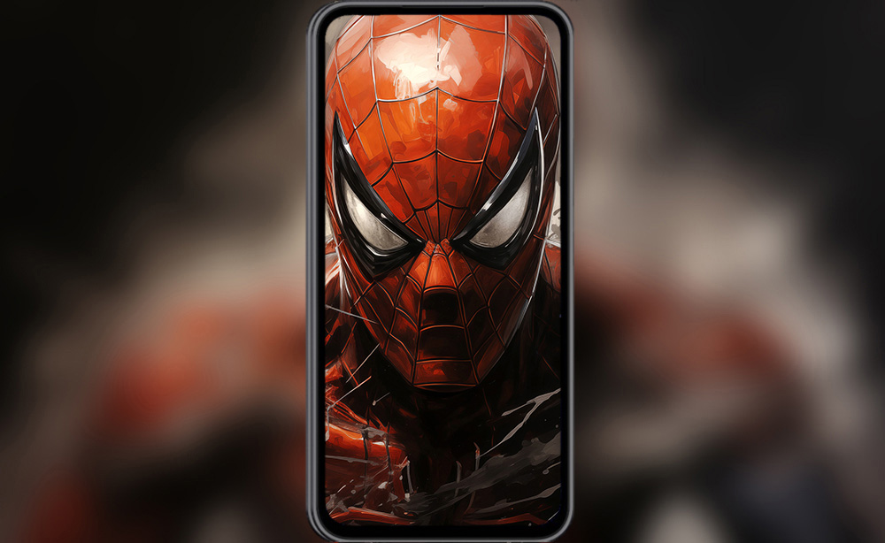 Spiderman Fan Art Peinture fond d'écran 4K HD Poster pour PC Bureau Mac Ordinateur portable Mobile iPhone Téléphone téléchargement gratuit fond ultraHD UHD