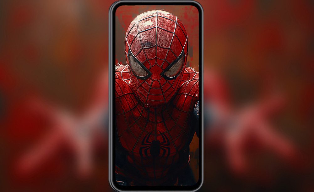 Fond d'écran Art Peinture Spiderman 4K HD Affiche pour PC Bureau mac portable mobile iPhone téléchargement gratuit arrière-plan ultraHD UHD