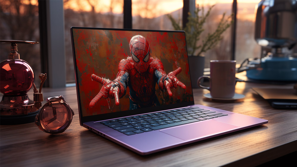 Fond d'écran Art Peinture Spiderman 4K HD Affiche pour PC Bureau mac portable mobile iPhone téléchargement gratuit arrière-plan ultraHD UHD