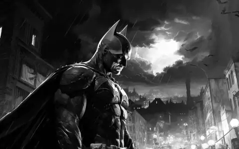 Batman black white DC comics wallpaper 4K HD Poster for PC Desktop mac laptop mobile iphone Phone free download background ultraHD UHD