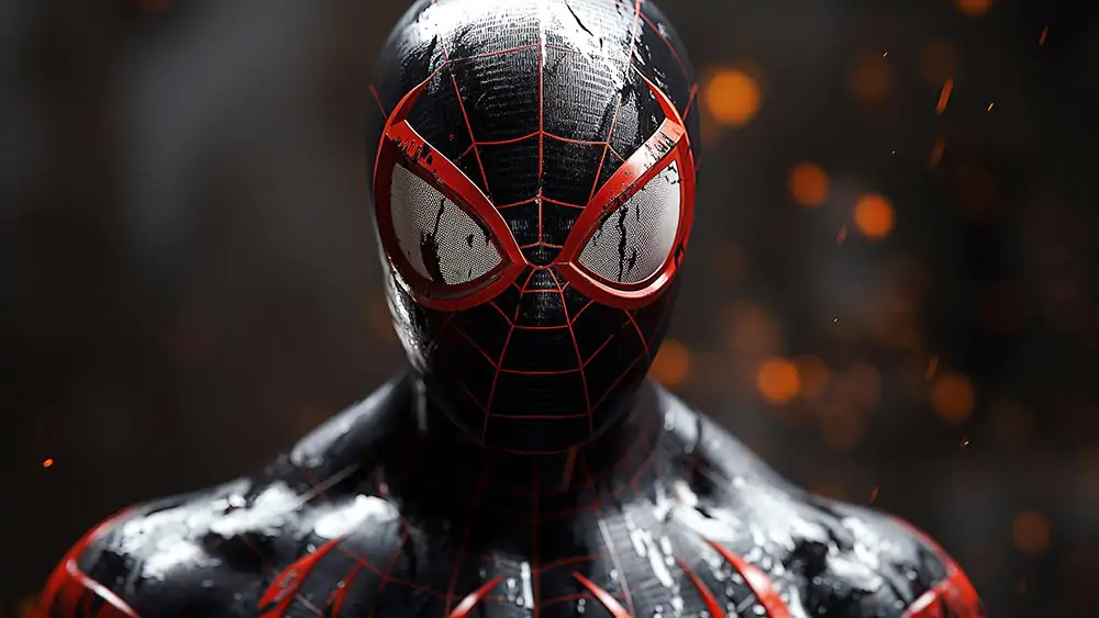 Fond d'écran Spiderman Miles Morales 4K HD pour PC Bureau mac portable mobile iPhone téléchargement gratuit arrière-plan ultraHD UHD