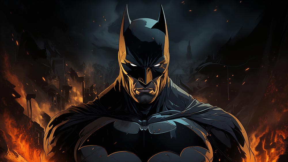 Fond d'écran DC Comics Batman 4K HD pour PC de bureau Mac ordinateur portable mobile iPhone téléphone téléchargement gratuit fond ultraHD UHD