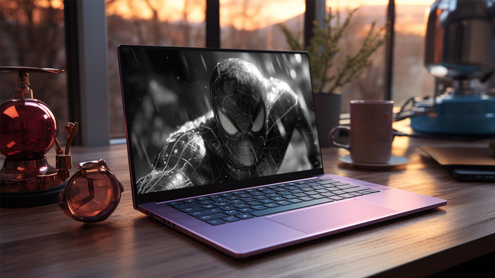 Spiderman Fond d'écran noir et blanc 4K HD Poster pour PC Desktop Mac Laptop Mobile iPhone Téléphone téléchargement gratuit fond ultraHD UHD