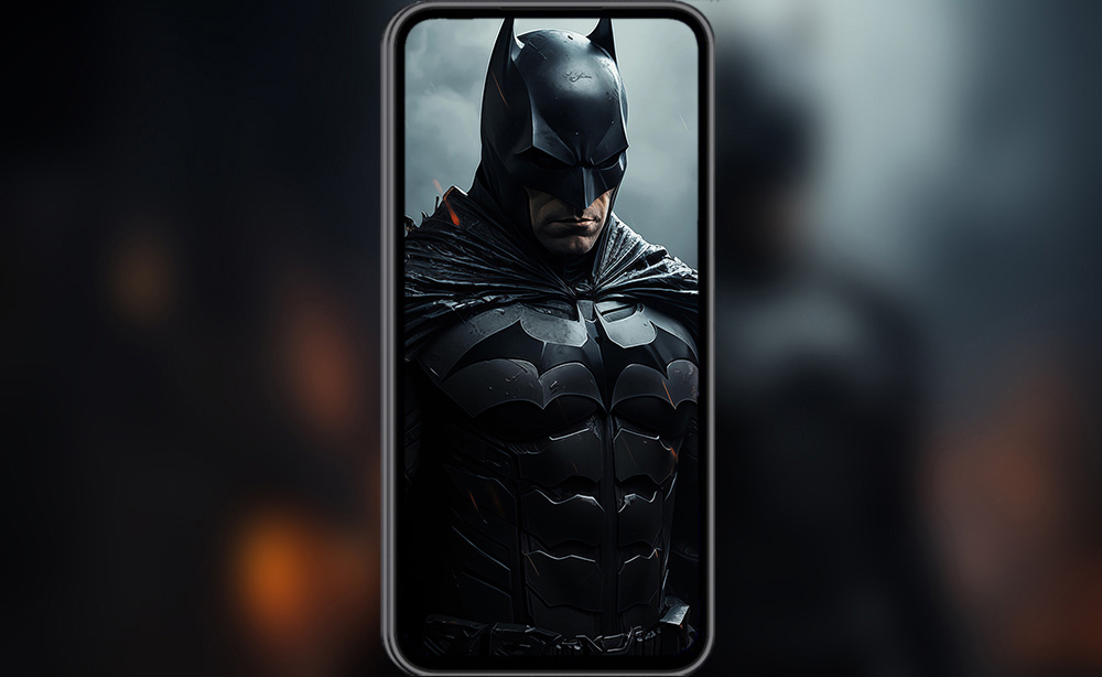 Fond d'écran Batman DC Comics 4K HD Poster pour PC Desktop Mac Laptop Mobile iPhone Phone téléchargement gratuit fond ultraHD UHD
