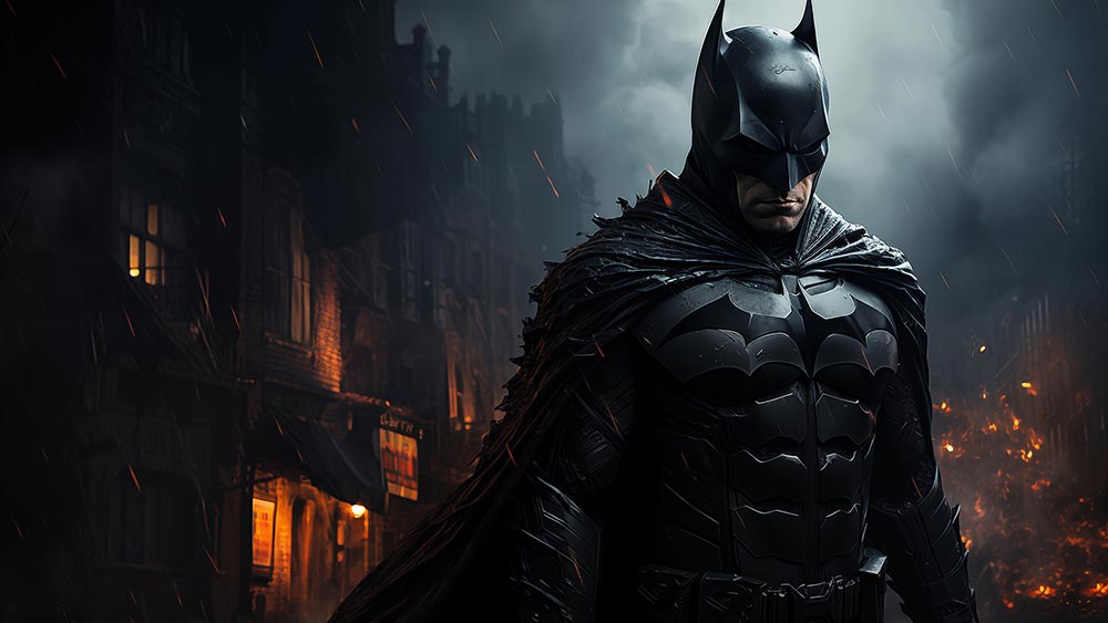 Fond d'écran Batman DC Comics 4K HD Poster pour PC Desktop Mac Laptop Mobile iPhone Phone téléchargement gratuit fond ultraHD UHD