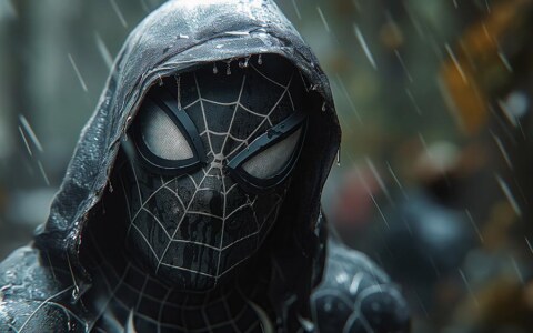 Marvel Spiderman Black Suit wallpaper 4K HD for PC Desktop mac laptop mobile iphone Phone free download background ultraHD UHD