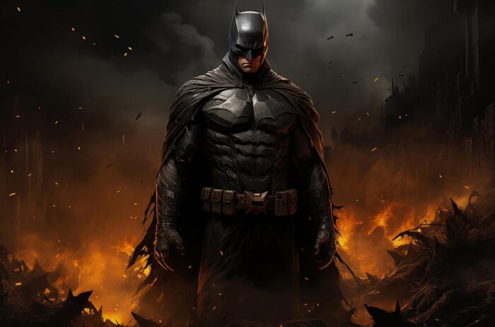 Batman DC comics ART fond d'écran 4K HD Poster pour PC Desktop Mac ordinateur portable mobile iPhone Téléphone téléchargement gratuit fond ultraHD UHD