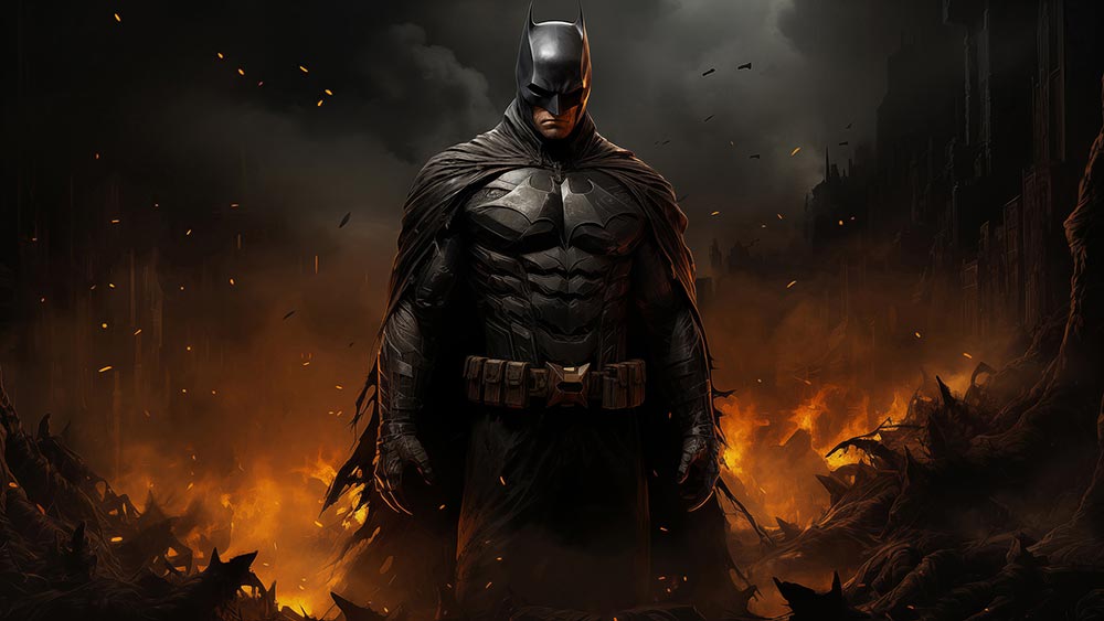 Batman DC comics ART fond d'écran 4K HD Poster pour PC Desktop Mac ordinateur portable mobile iPhone Téléphone téléchargement gratuit fond ultraHD UHD