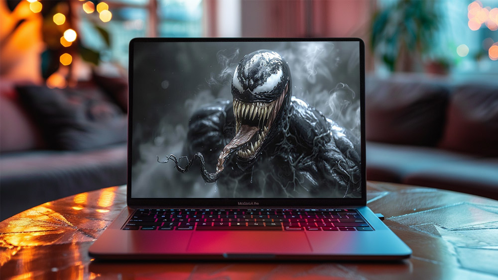 Fond d'écran Venom 4K HD Affiche pour PC Bureau mac portable mobile iPhone téléchargement gratuit arrière-plan ultraHD UHD
