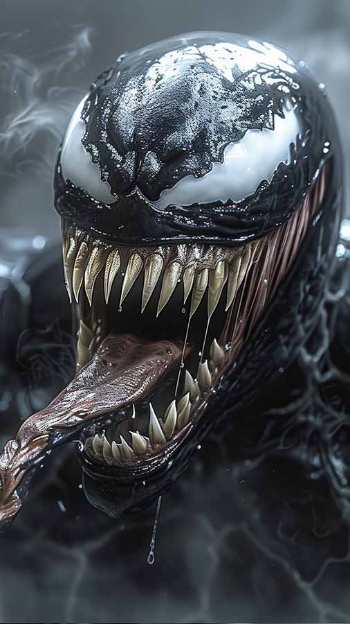 Fond d'écran du film Venom 4K HD Affiche gratuite à télécharger Arrière-plan UltraHD pour téléphone Android et iPhone