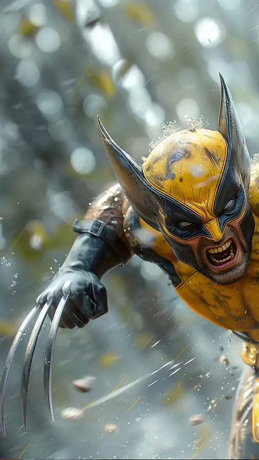 X-Men Wolverine Rage Wallpaper 4K HD free download Background UltraHD for Android phone and iphone