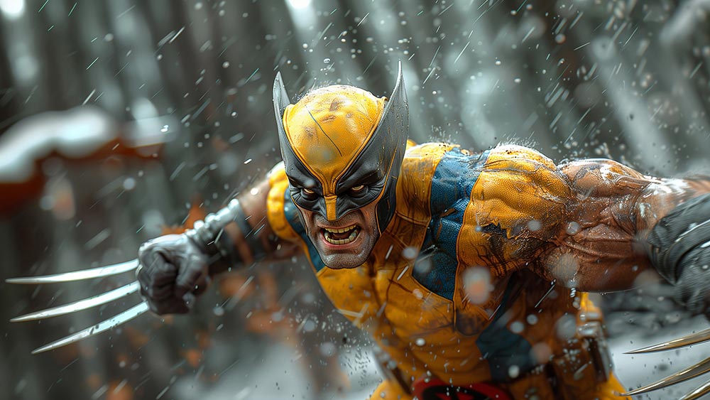 Fond d'écran Wolverine 4K HD Poster pour PC Desktop Mac Laptop Mobile iPhone Phone téléchargement gratuit fond ultraHD UHD