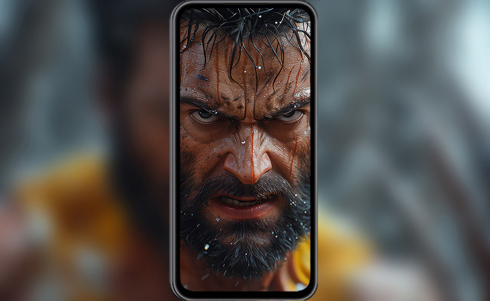 Gros plan X-Men Wolverine fond d'écran 4K HD pour PC de bureau Mac ordinateur portable mobile iPhone téléphone téléchargement gratuit fond ultraHD UHD