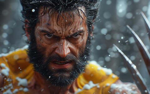 Gros plan X-Men Wolverine fond d'écran 4K HD pour PC de bureau Mac ordinateur portable mobile iPhone téléphone téléchargement gratuit fond ultraHD UHD