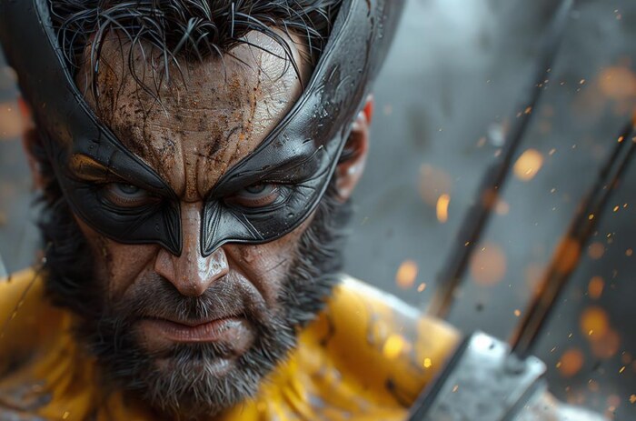X-Men Wolverine gros plan fond d'écran 4K HD pour PC de bureau Mac ordinateur portable mobile iPhone téléphone téléchargement gratuit fond ultraHD UHD