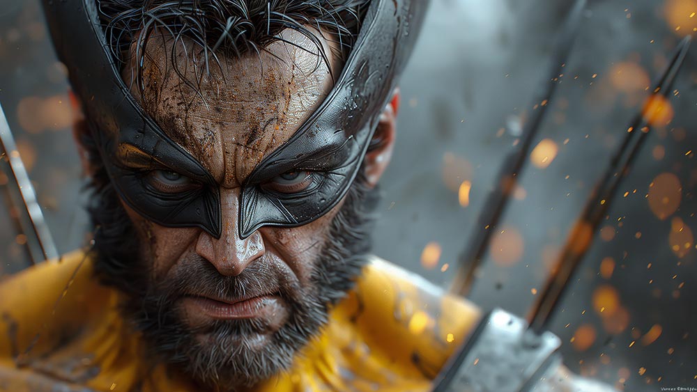 X-Men Wolverine gros plan fond d'écran 4K HD pour PC de bureau Mac ordinateur portable mobile iPhone téléphone téléchargement gratuit fond ultraHD UHD