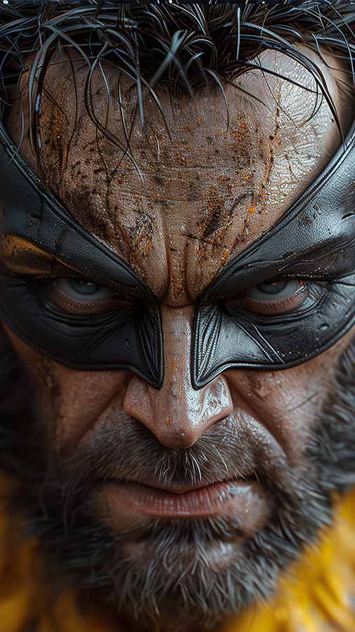 X-Men Wolverine gros plan Fond d'écran 4K HD téléchargement gratuit Fond UltraHD pour téléphone Android et iPhone