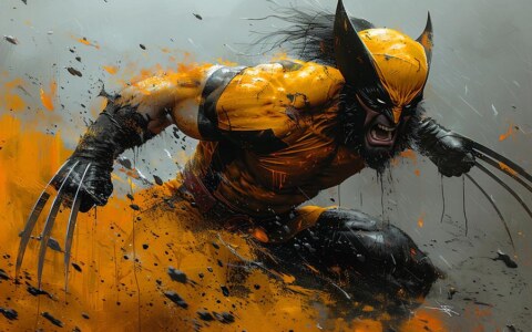 Fond d'écran Marvel Wolverine Fan Art 4K HD pour PC de bureau Mac ordinateur portable mobile iPhone téléphone téléchargement gratuit fond ultraHD UHD