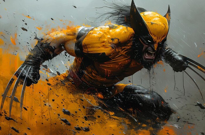 Fond d'écran Marvel Wolverine Fan Art 4K HD pour PC de bureau Mac ordinateur portable mobile iPhone téléphone téléchargement gratuit fond ultraHD UHD