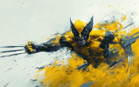Fond d'écran fan art Wolverine 4K HD pour PC de bureau Mac ordinateur portable mobile iPhone téléphone téléchargement gratuit arrière-plan ultraHD UHD