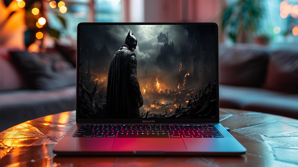 Fond d'écran Batman Le Chevalier Noir 4K HD pour PC Bureau mac portable mobile iPhone téléchargement gratuit arrière-plan ultraHD UHD