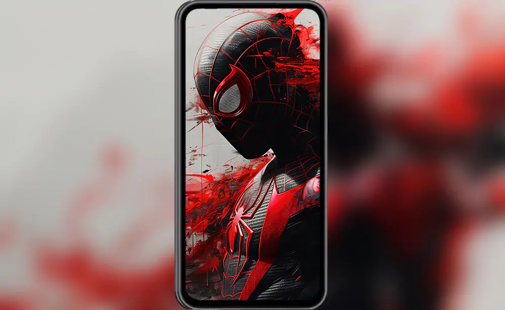 Spiderman Painting Art wallpaper 4K HD for PC Desktop mac laptop mobile iphone Phone free download background ultraHD UHD