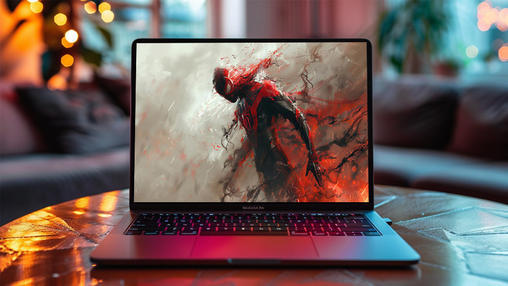Fond d'écran peinture artistique Spiderman 4K HD Poster pour PC Bureau mac portable mobile iPhone téléphone téléchargement gratuit arrière-plan ultraHD UHD