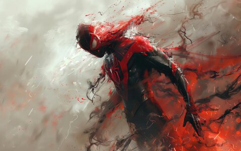 Spiderman Art Painting wallpaper 4K HD Poster for PC Desktop mac laptop mobile iphone Phone free download background ultraHD UHD