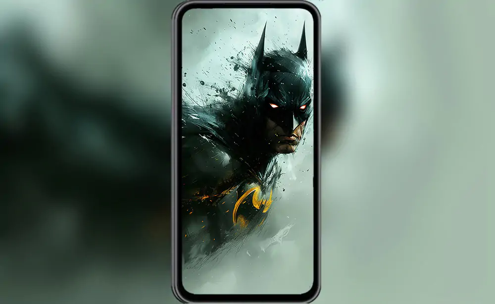 Batman Art Painting wallpaper 4K HD Poster for PC Desktop mac laptop mobile iphone Phone free download background ultraHD UHD