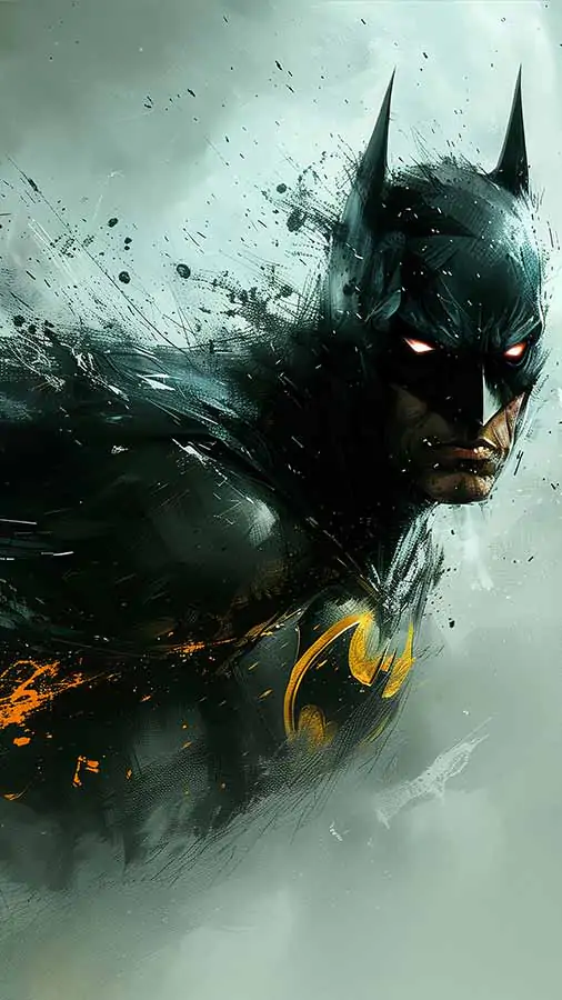 Batman Art Painting Wallpaper HD 4K Background POSTER free download UltraHD for Android phone and iphone