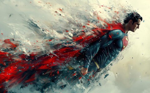 Superman Painting Art wallpaper 4K HD for PC Desktop mac laptop mobile iphone Phone free download background ultraHD UHD