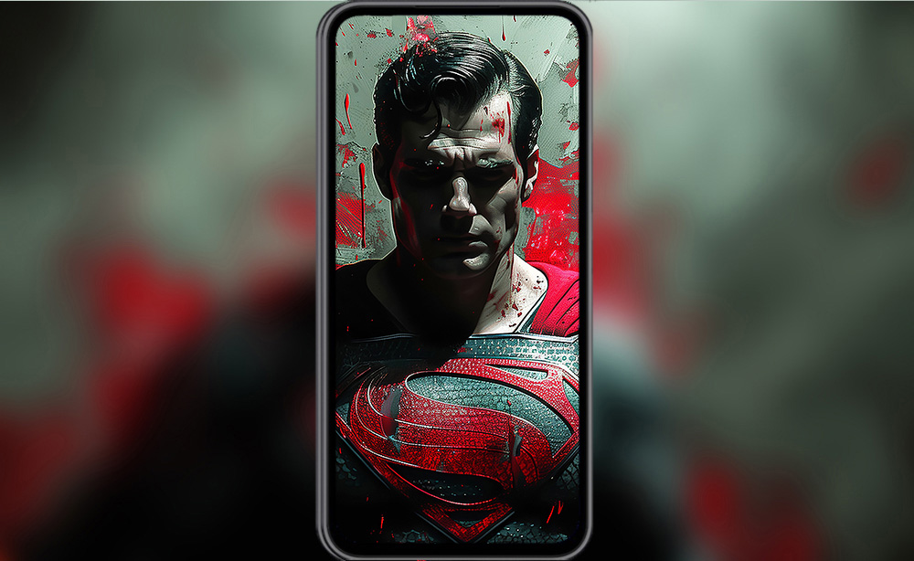 Fond d'écran Superman Art DC 4K HD pour PC Bureau mac portable mobile iPhone téléchargement gratuit arrière-plan ultraHD UHD