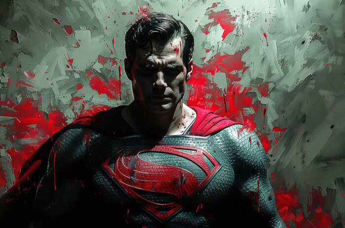 Fond d'écran Superman Art DC 4K HD pour PC Bureau mac portable mobile iPhone téléchargement gratuit arrière-plan ultraHD UHD