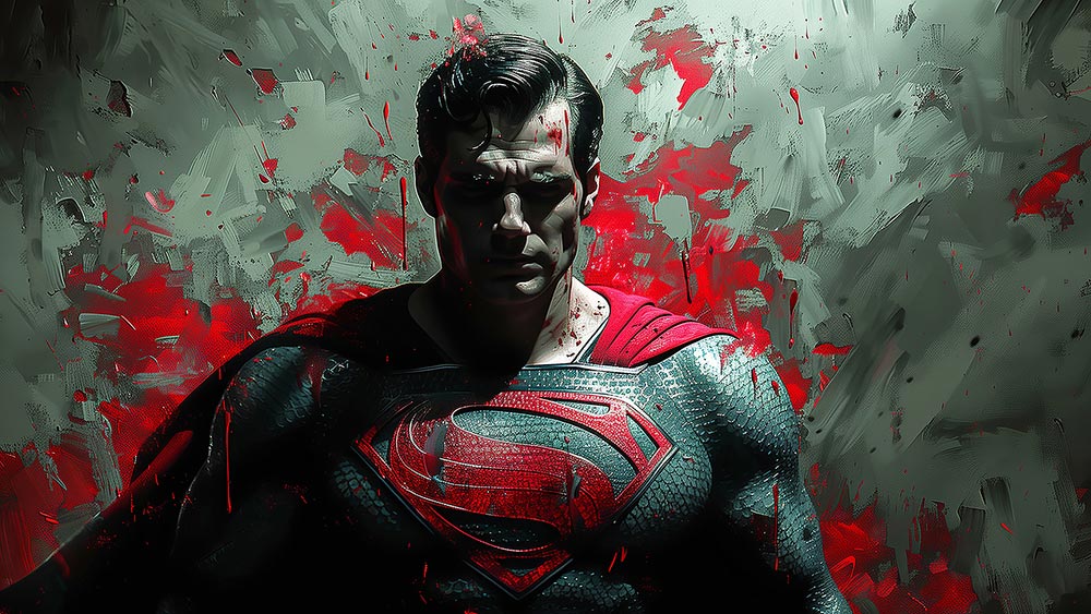 Fond d'écran Superman Art DC 4K HD pour PC Bureau mac portable mobile iPhone téléchargement gratuit arrière-plan ultraHD UHD
