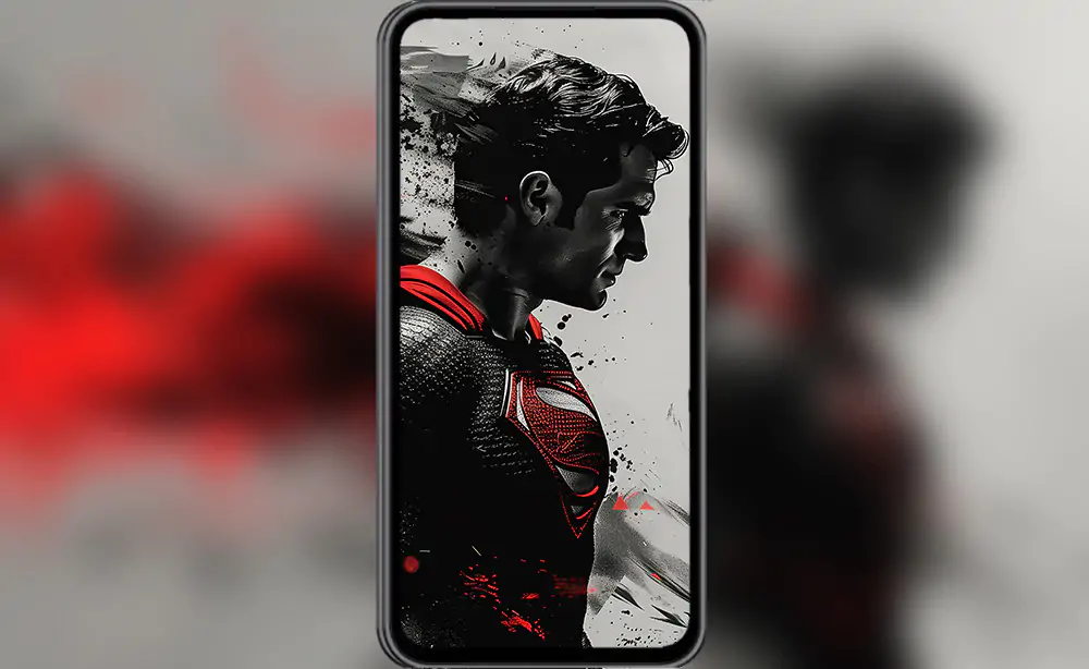 Fond d'écran Superman Art 4K HD pour PC Bureau mac portable mobile iPhone téléphone téléchargement gratuit arrière-plan ultraHD UHD