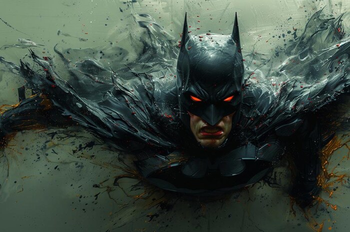 DC Batman Fan Art arrière-plan 4K HD Poster pour PC Desktop mac laptop mobile iphone Phone free download background ultraHD UHD