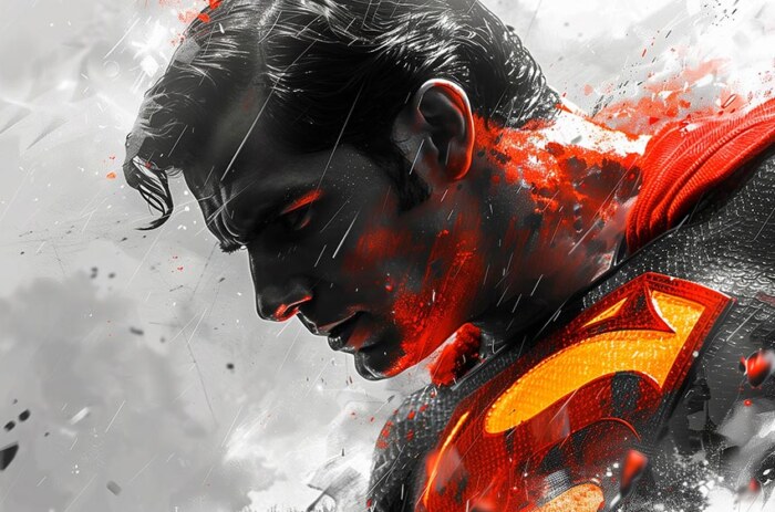 Fond d'écran Fan Art Superman 4K HD pour PC Bureau mac portable téléphone mobile iPhone téléchargement gratuit arrière-plan ultraHD UHD