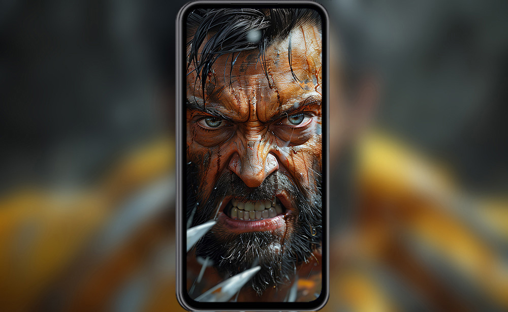 Wolverine gros plan Rage fond d'écran 4K HD pour PC de bureau Mac ordinateur portable mobile iPhone téléphone téléchargement gratuit fond ultraHD UHD